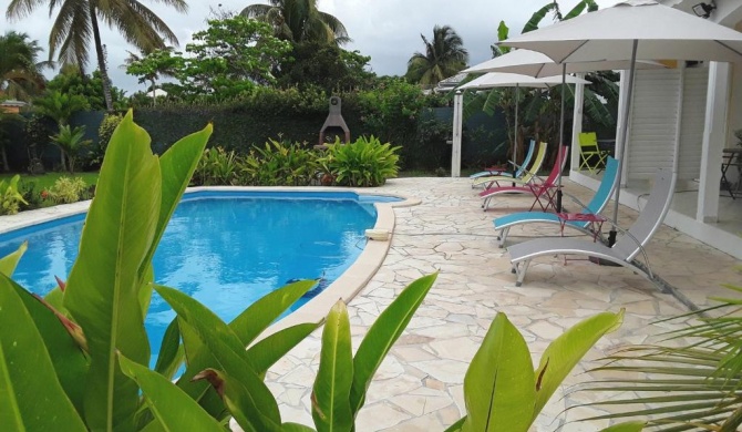 Appartement de 2 chambres avec piscine partagee jardin clos et wifi a Sainte Rose