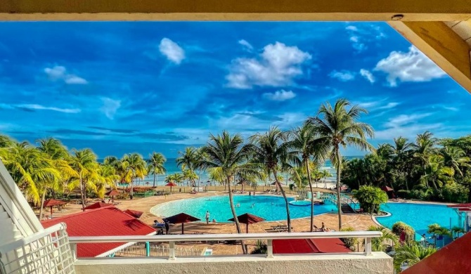 Appartement Guadeloupe · T3 6 pl vue mer + piscine en résidence de vacances
