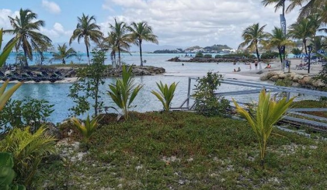 La Créole T2 lumineux à 1mn de la plage