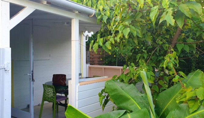 Bungalow d'une chambre avec terrasse amenagee et wifi a Morne a l'Eau a 8 km de la plage