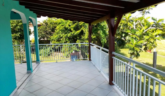 Maison de 3 chambres avec vue sur la mer et jardin clos a Sainte Anne a 2 km de la plage