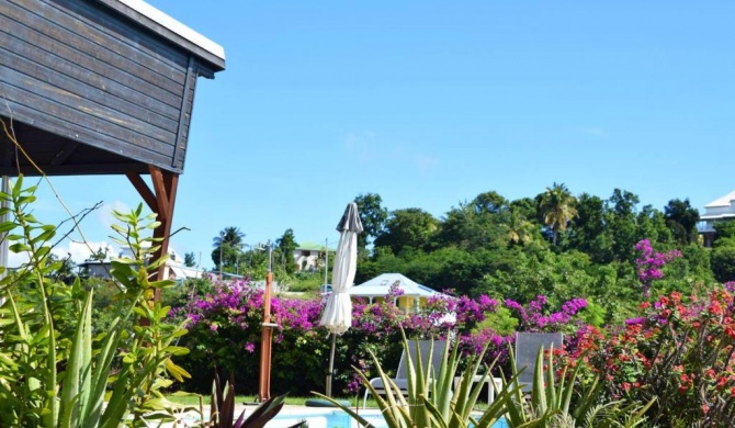 Villa d'une chambre avec piscine privee terrasse amenagee et wifi a Le Gosier a 1 km de la plage