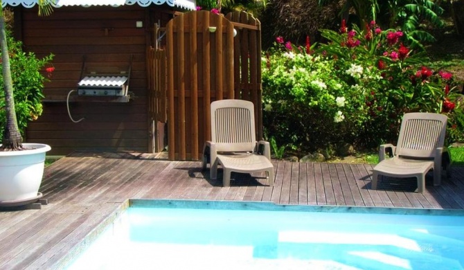Villa de 2 chambres avec vue sur la mer piscine privee et jardin clos a Deshaies