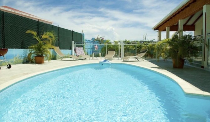 Villa de 3 chambres avec piscine privee jardin amenage et wifi a Saint Francois a 4 km de la plage