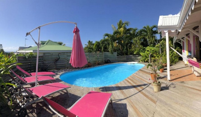 Villa de 3 chambres avec piscine privee jardin clos et wifi a Sainte Anne