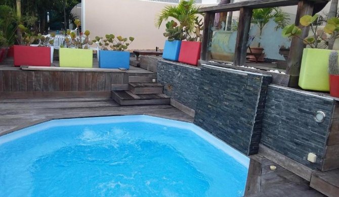 Villa de 3 chambres avec piscine privee jardin clos et wifi a Sainte Anne a 6 km de la plage