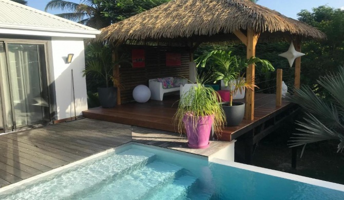 Villa de 4 chambres avec piscine privee jardin amenage et wifi a Saint Francois a 2 km de la plage