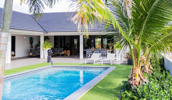Villa Black Pearl - Stylish 3 bedroom villa with ocean views and daily maid service