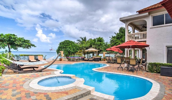 Beachfront Discovery Bay House with Home Gym and Pool!
