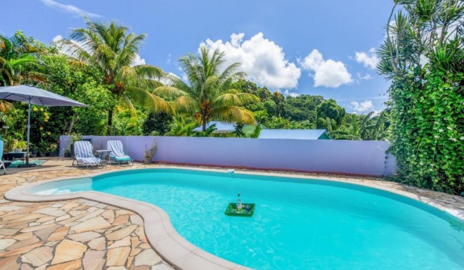 Maison de 2 chambres avec piscine partagee jardin clos et wifi a Sainte Luce a 2 km de la plage