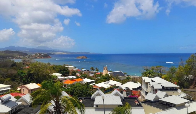 Studio avec vue imprenable sur la baie de Tartane