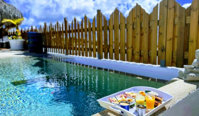 Villa Amaryllis luxueuse,piscine,vue mer,plage