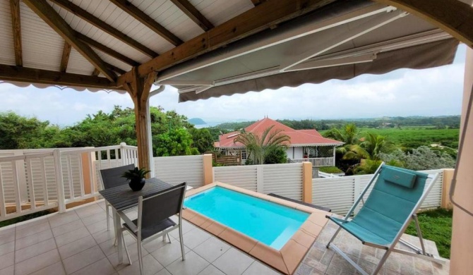 Villa d'une chambre a Les Trois Ilets a 500 m de la plage avec piscine privee jardin clos et wifi