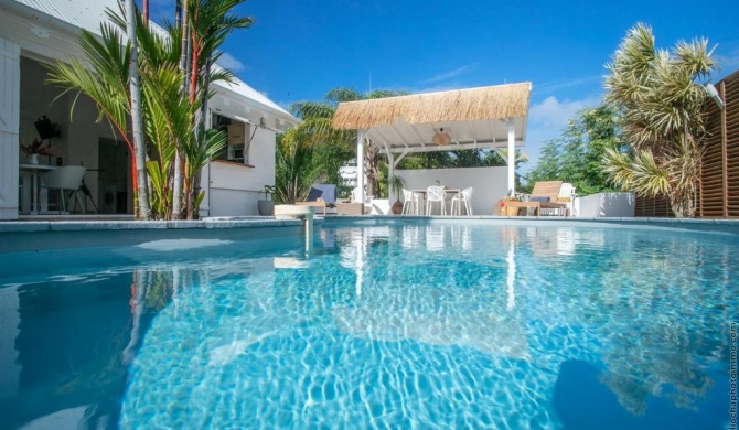 Villa de 3 chambres a Le Robert a 100 m de la plage avec vue sur la mer piscine privee et jardin amenage