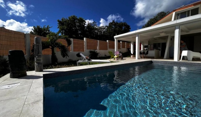 Villa Emilie bord de plage avec piscine