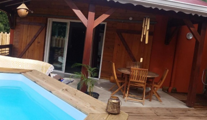 Villa de 3 chambres avec piscine privee terrasse amenagee et wifi a Anse Bertrand a 2 km de la plage